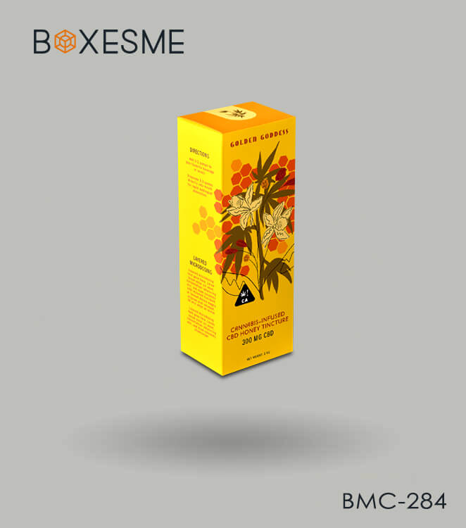 Custom cannabis tinctures Box packaging